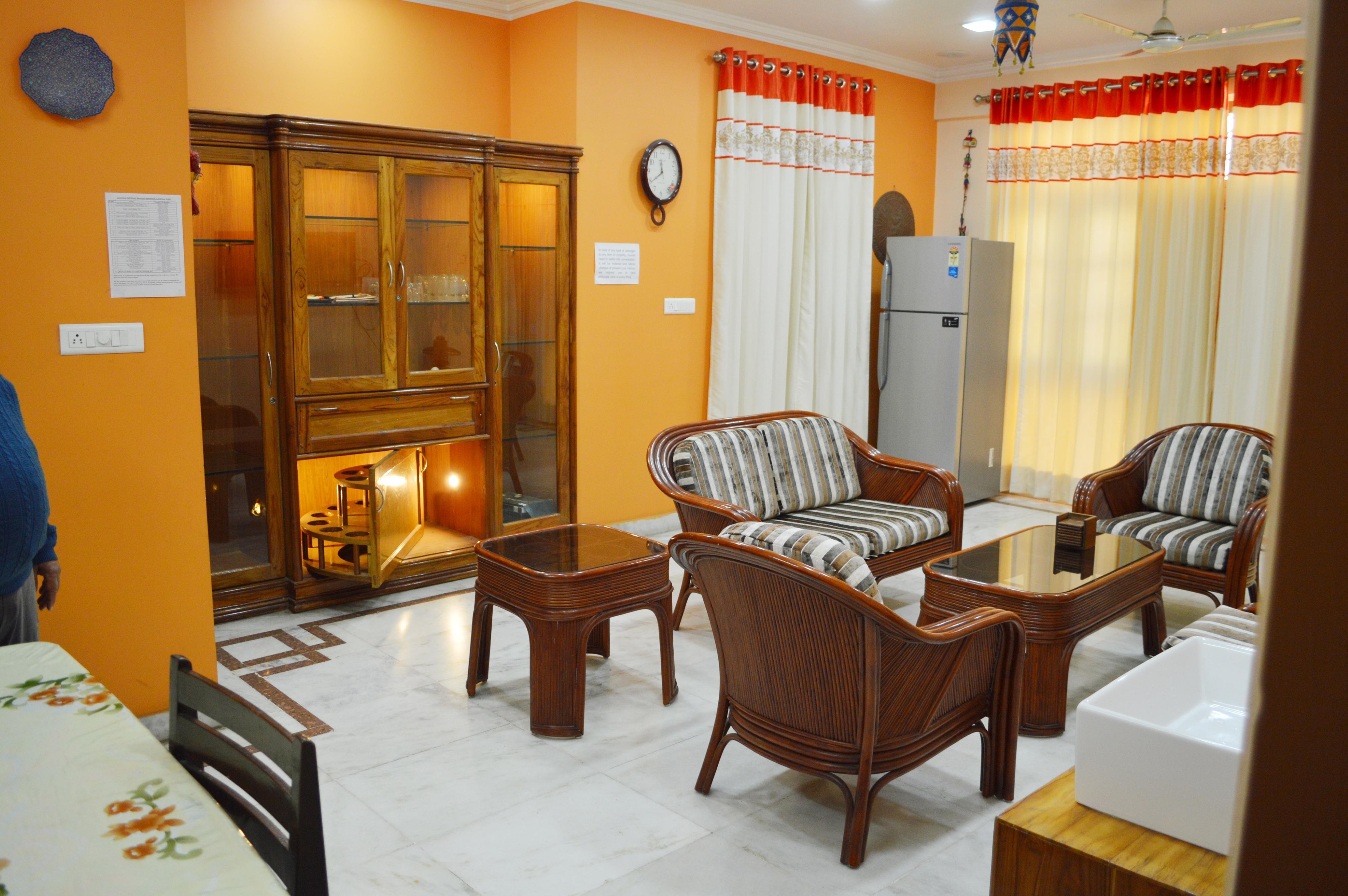 Two BHK Executive Suite SA5 with 2 Bedrooms, Mod. Kitchen, 2 Bathrooms, Living room - Tap to explore photos