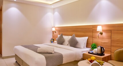 Angel Pink Resort With A River Access Room Type - Super Deluxe Room with Window Mountain View.