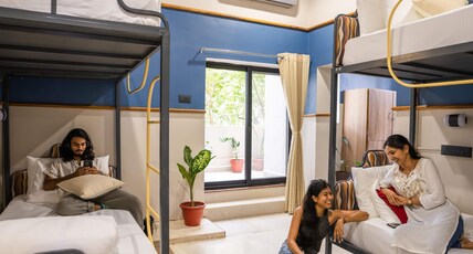 Zostel Indore Room Type - 1 Bunk Bed | 6 Bed Mixed Dorm | Shared en-suite washroom