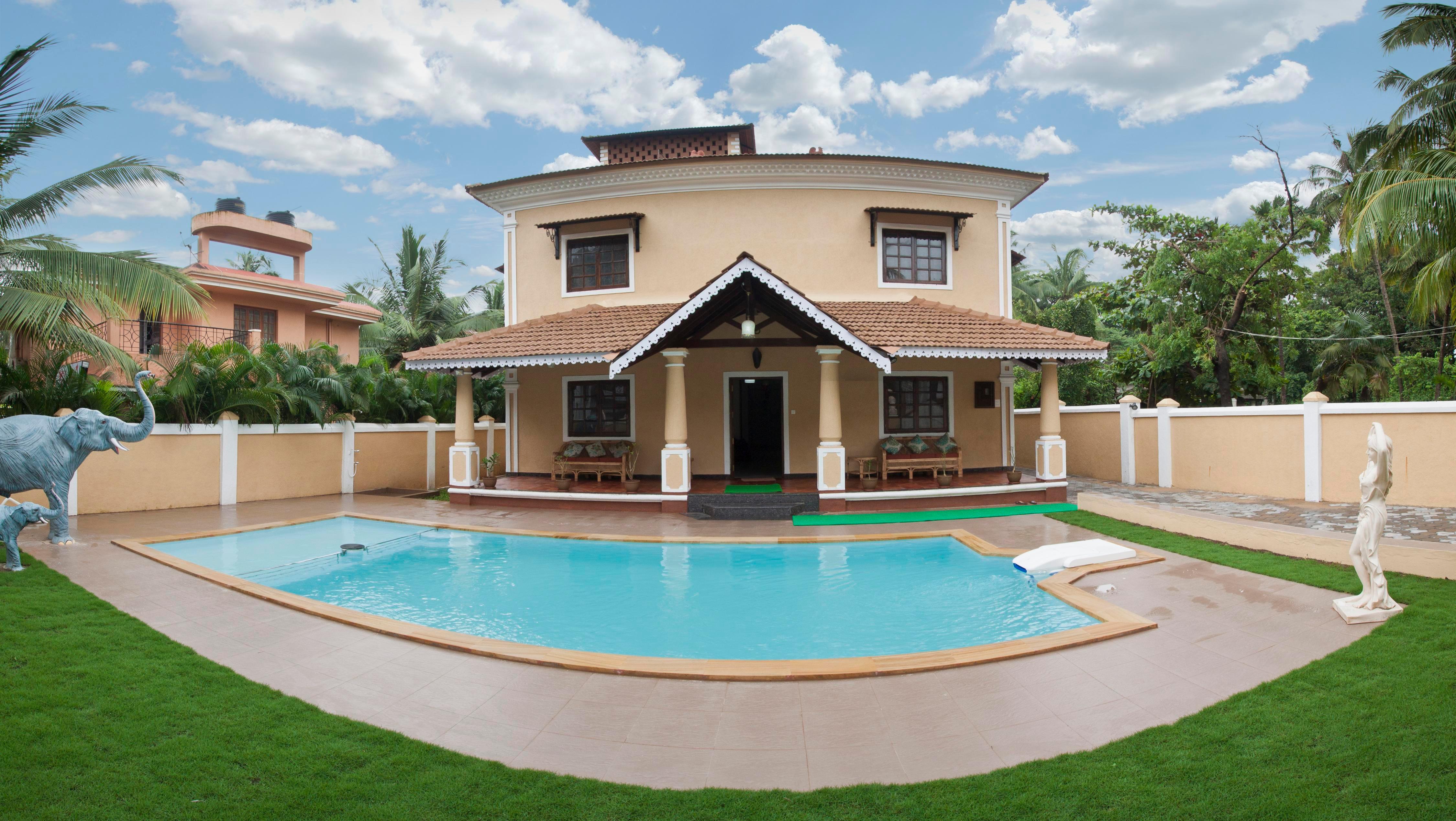 Private Pool 5BHK Private Pool Villa with Jacuzzi 2 Min from Calangute Beach - Tap to explore photos