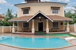 Private Pool 5BHK Private Pool Villa with Jacuzzi 2 Min from Calangute Beach
