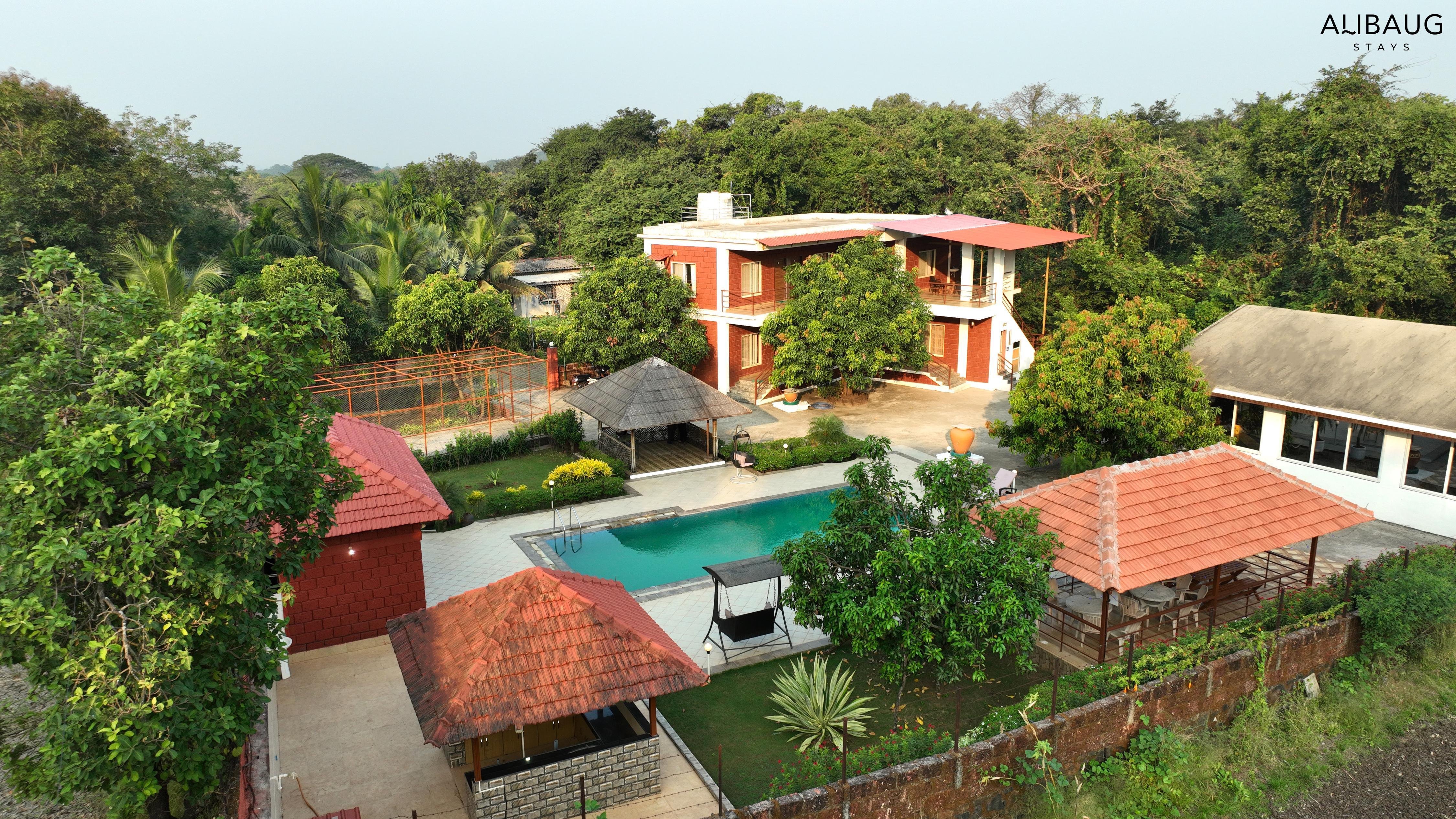 YK's Villa -7 BHK with Gazebo & Pool - Tap to explore photos
