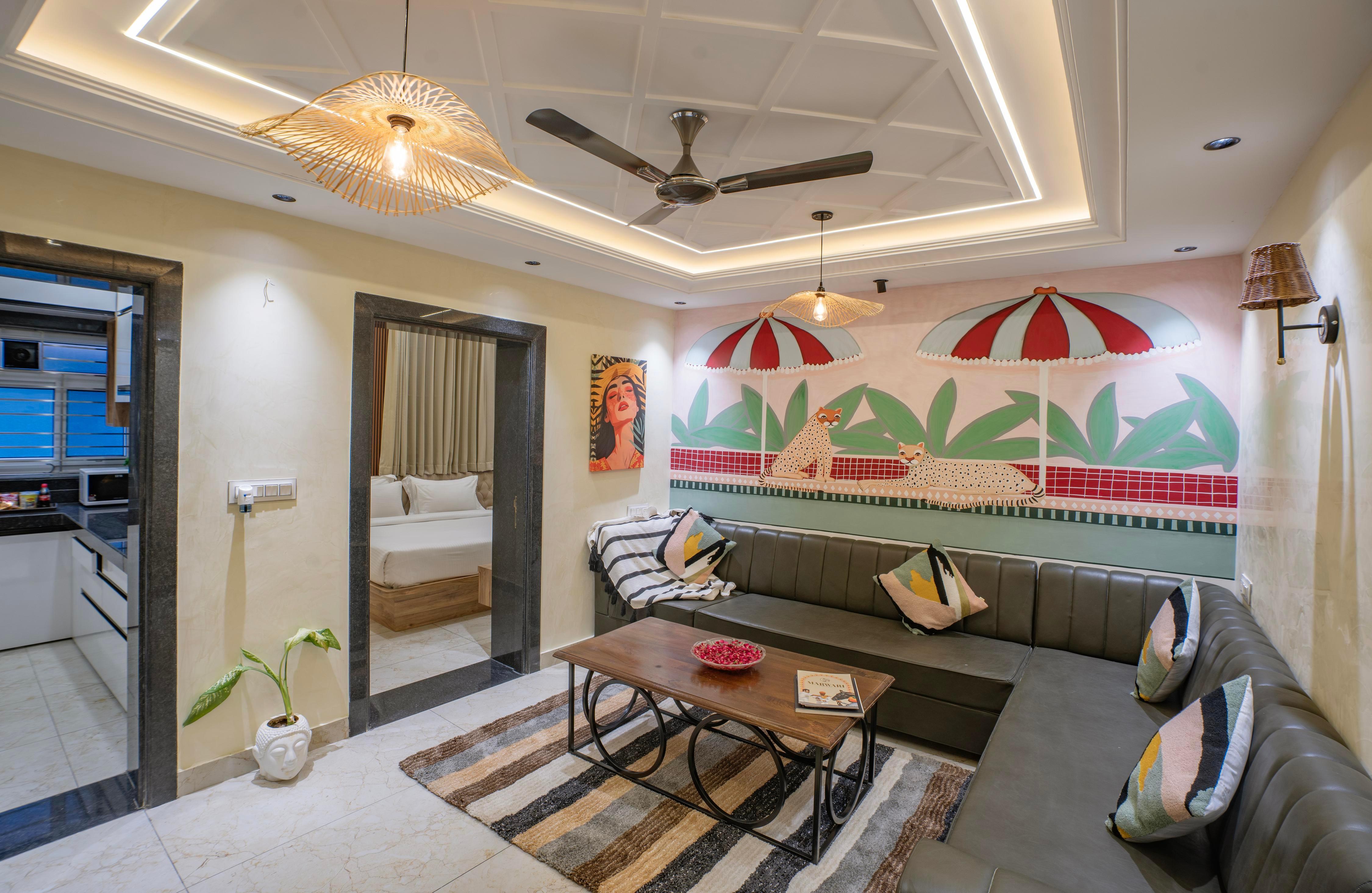 Boutique Apartments by One Tree Stays Room Type - Casa Comfort 2BHK | Ground floor
