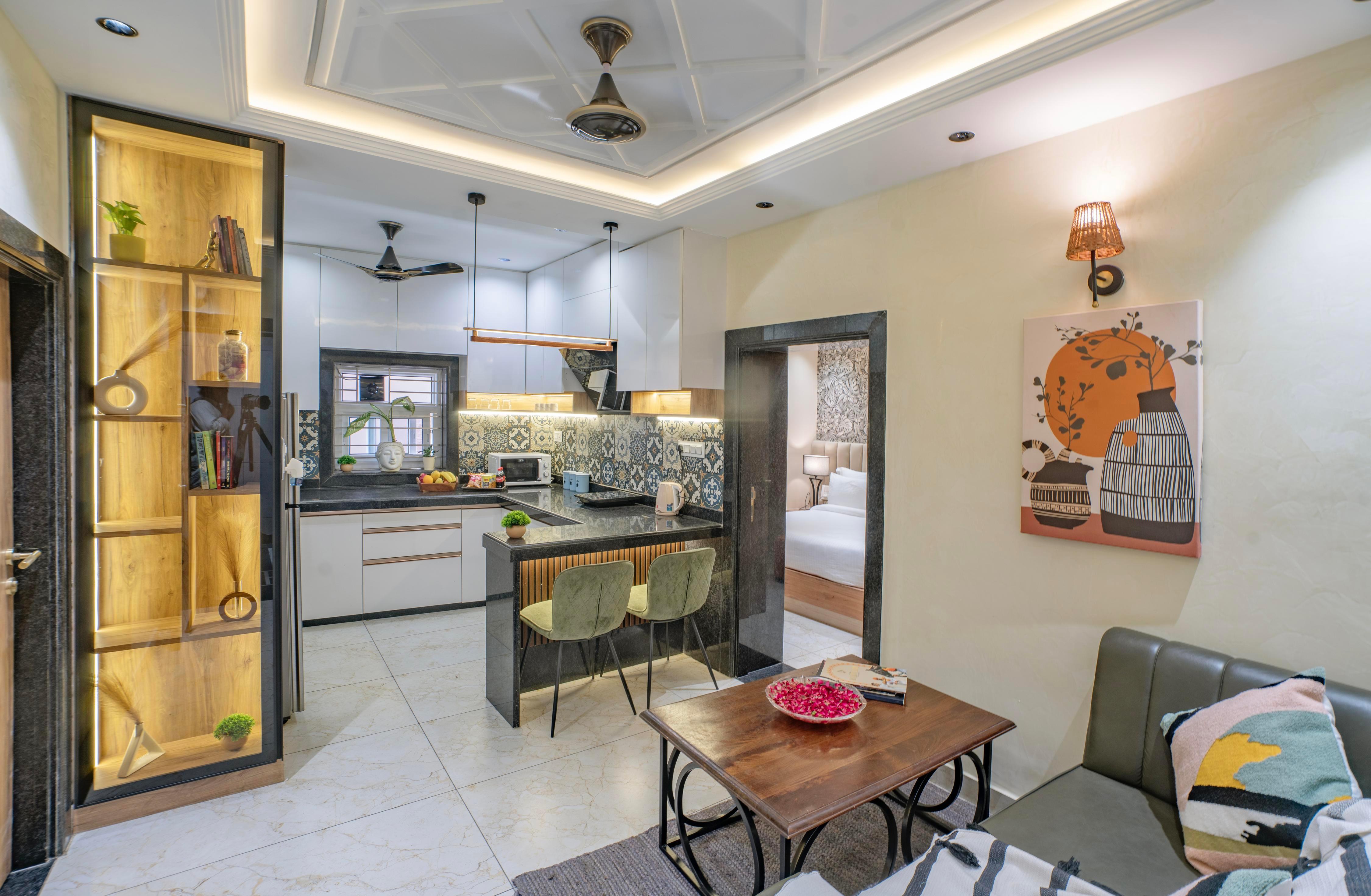 Boutique Apartments by One Tree Stays Room Type - Stay Bliss 2BHK -Ground Floor