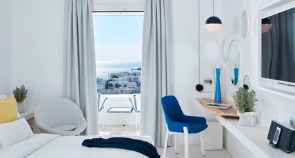 Myconian Ambassador Relais & Chateaux Hotel Room Type - True Blue with Panoramic Sea View Myconian Ambassador Relais & Chateaux Hotel Room Type - True Blue with Panoramic Sea View