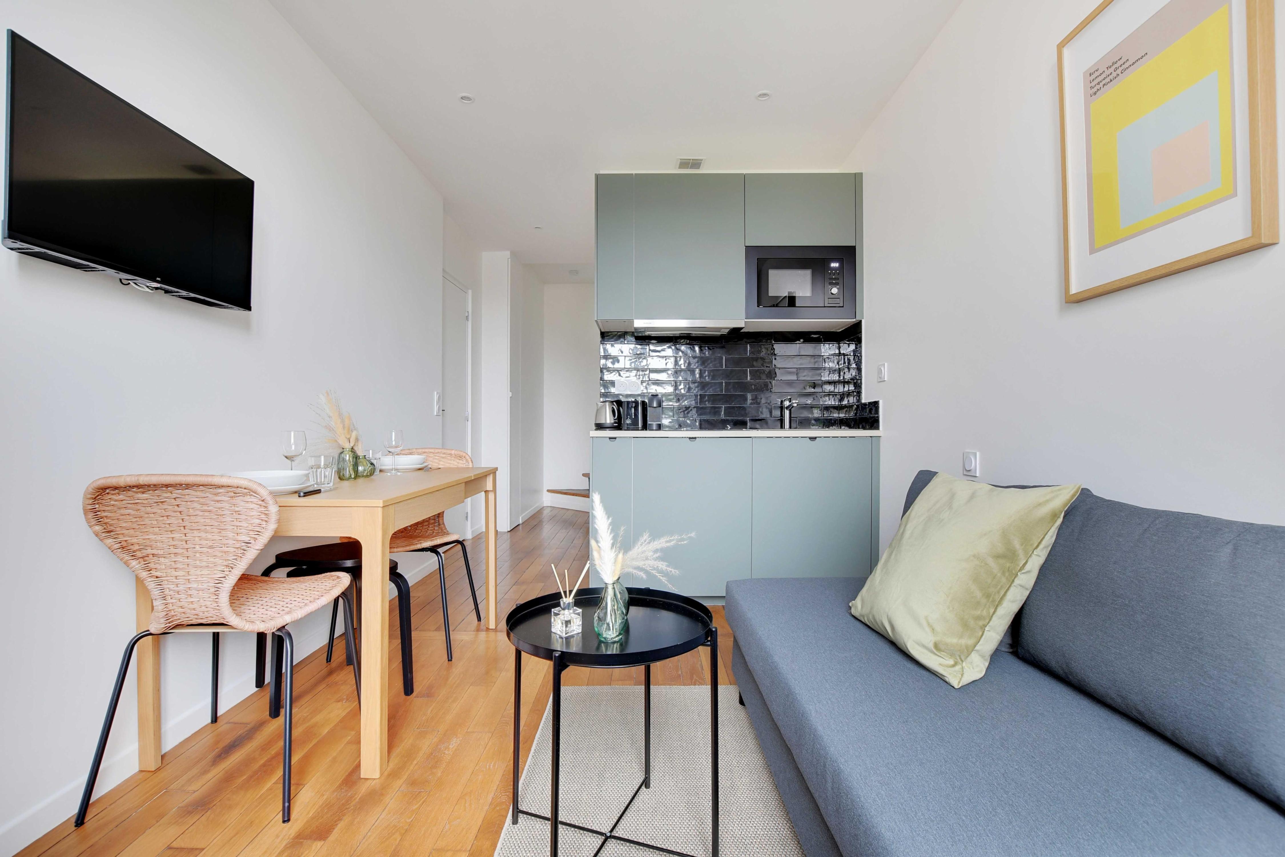 Modern Apartment - 1BR-4P - Near Paris - Tap to explore photos