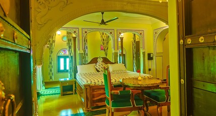 Alivaa Heritage Lotwara Fort (Near Shri Mehandipur Balaji Temple) Room Type - Maharani Room with Garden View