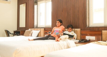 HOTEL MM PRESTIGE RAIPUR Room Type - Family 1 Double Bed and 2 Single Bed Room