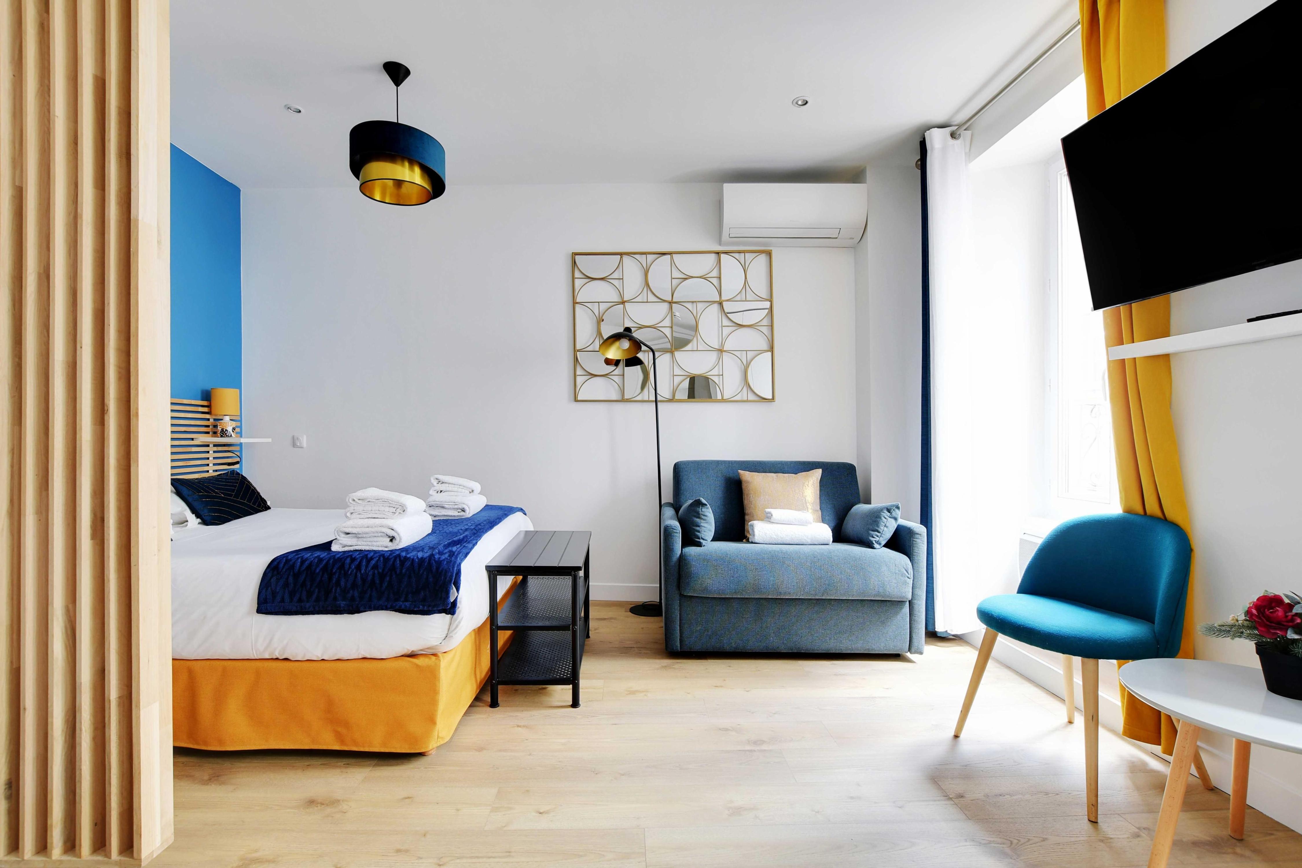 Comfortable studio - 2P - Center of Paris - Tap to explore photos