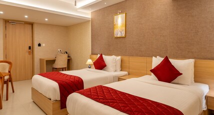 Grand Courtyard Pala Room Type - Deluxe AC Room With Twin Bed