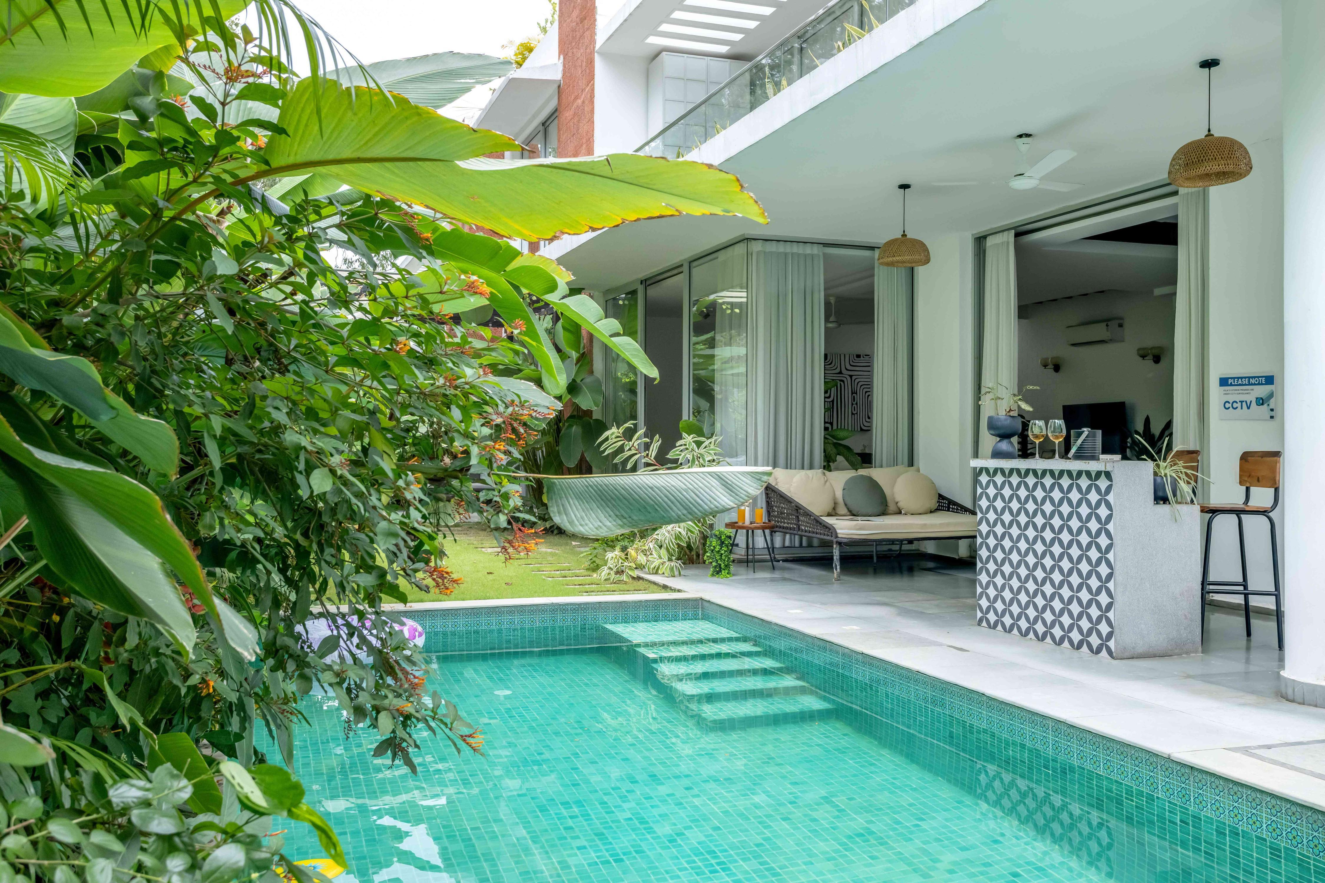 tisyastays | Oryaan 3BHK Lux with Private Pool & Billiard - Tap to explore photos