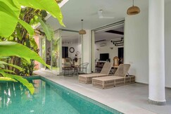 tisyastays | Celestial Grove 3BHK with Private Pool & dedicated Caretaker