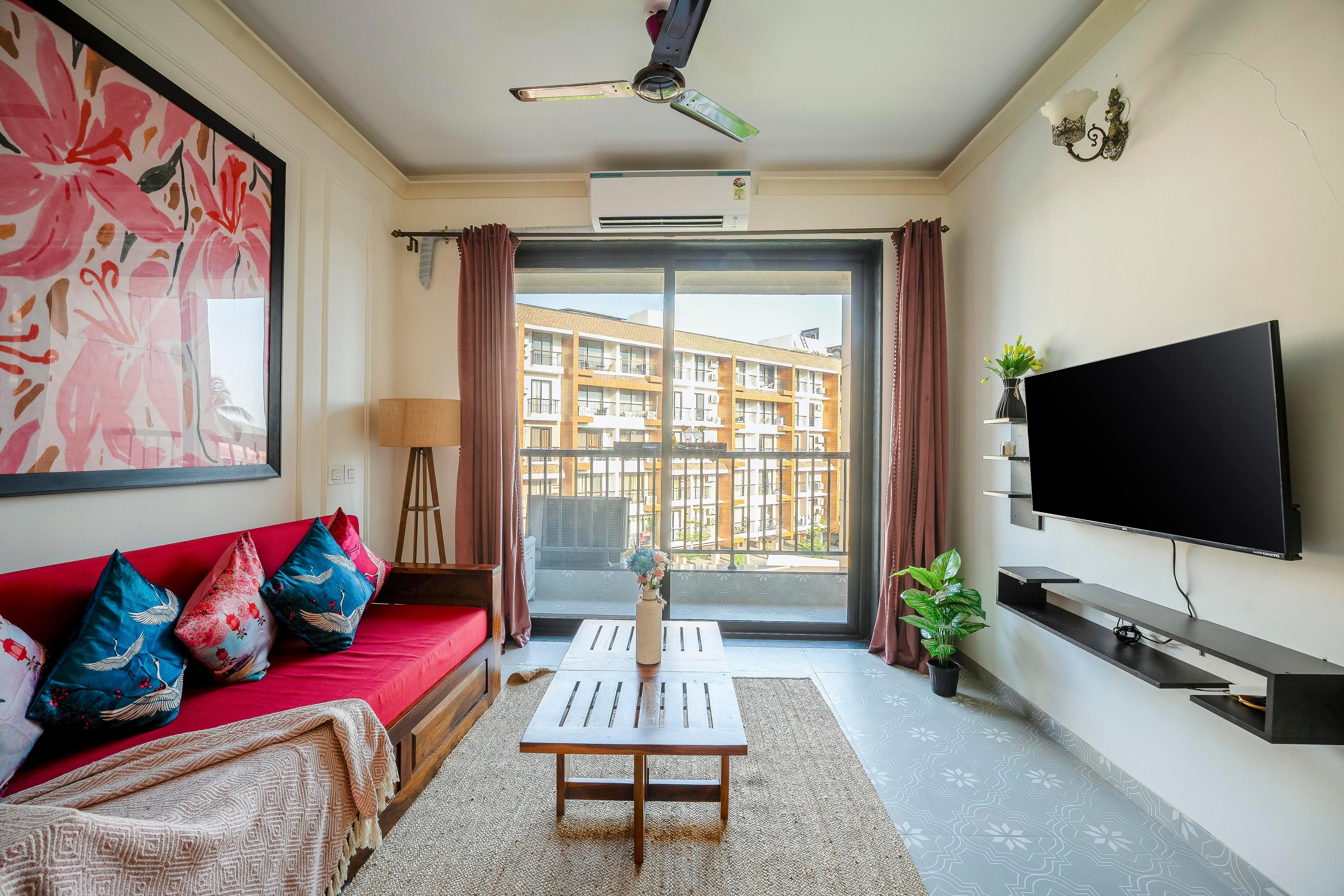 Rosewood By KiwiStays | 1 BHK | Pool