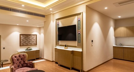 Wyndham Grand Udaipur Palace Room Type - Royal Place Suite with living room and In-built kitchenette Wyndham Grand Udaipur Palace Room Type - Royal Place Suite with living room and In-built kitchenette
