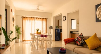 Marigold Service Apartments Near ITPL Whitefield Room Type - 3BHK Apartment with Air-Conditioning and Attached Balcony Marigold Service Apartments Near ITPL Whitefield Room Type - 3BHK Apartment with Air-Conditioning and Attached Balcony
