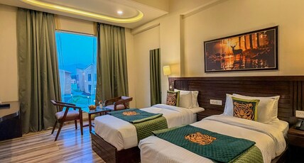 Spree Resort Jim Corbett Room Type - Deluxe Twin Room with Garden View