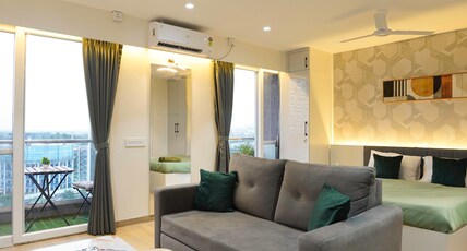 Luxora Stays | Beside Airport | Entire Apartments Room Type - A916|Airport view fr balcony|Coffee Maker|50 inch TV Luxora Stays | Beside Airport | Entire Apartments Room Type - A916|Airport view fr balcony|Coffee Maker|50 inch TV