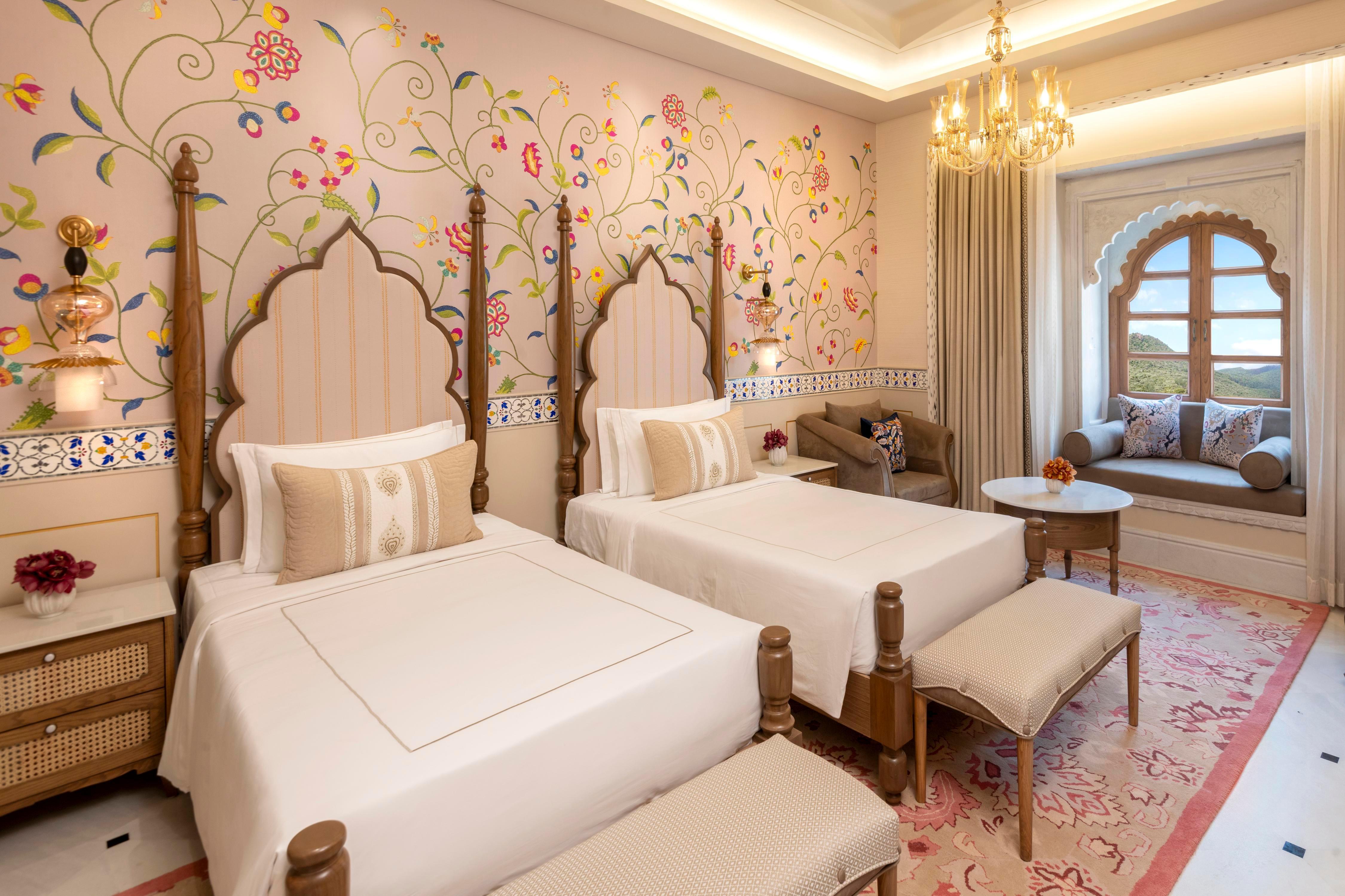 Taj Lalit Bagh Udaipur Room Type - Deluxe Room Twin Bed