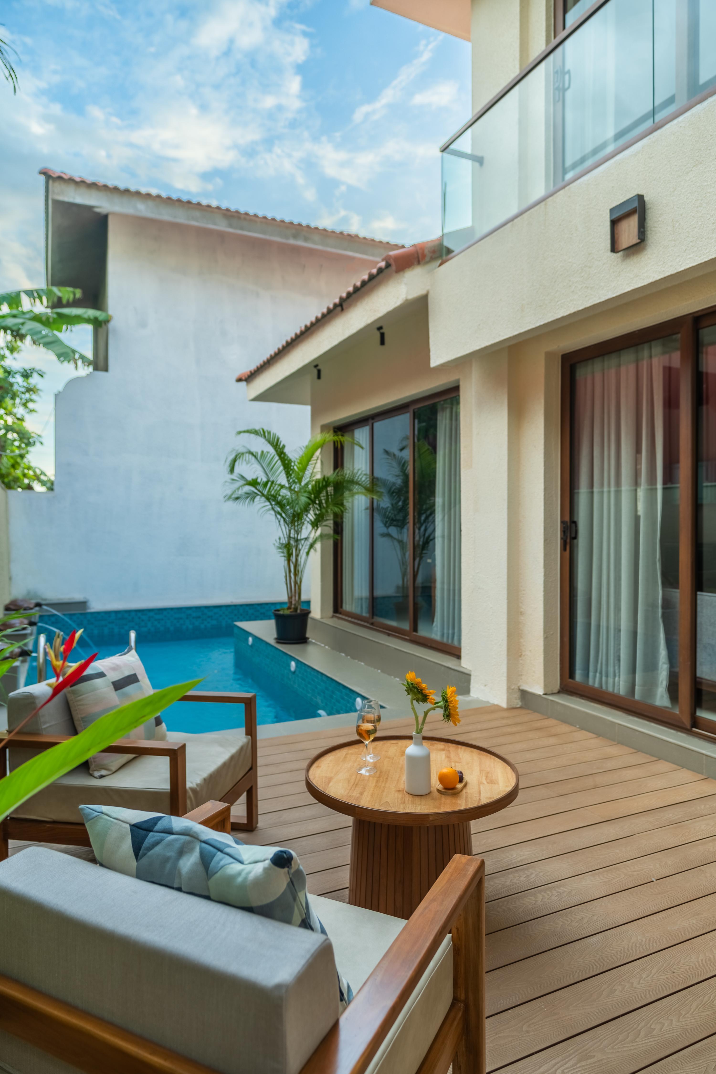 Saga De Aurora 3BHK Private Pool Villa in Vagator - Tap to explore photos