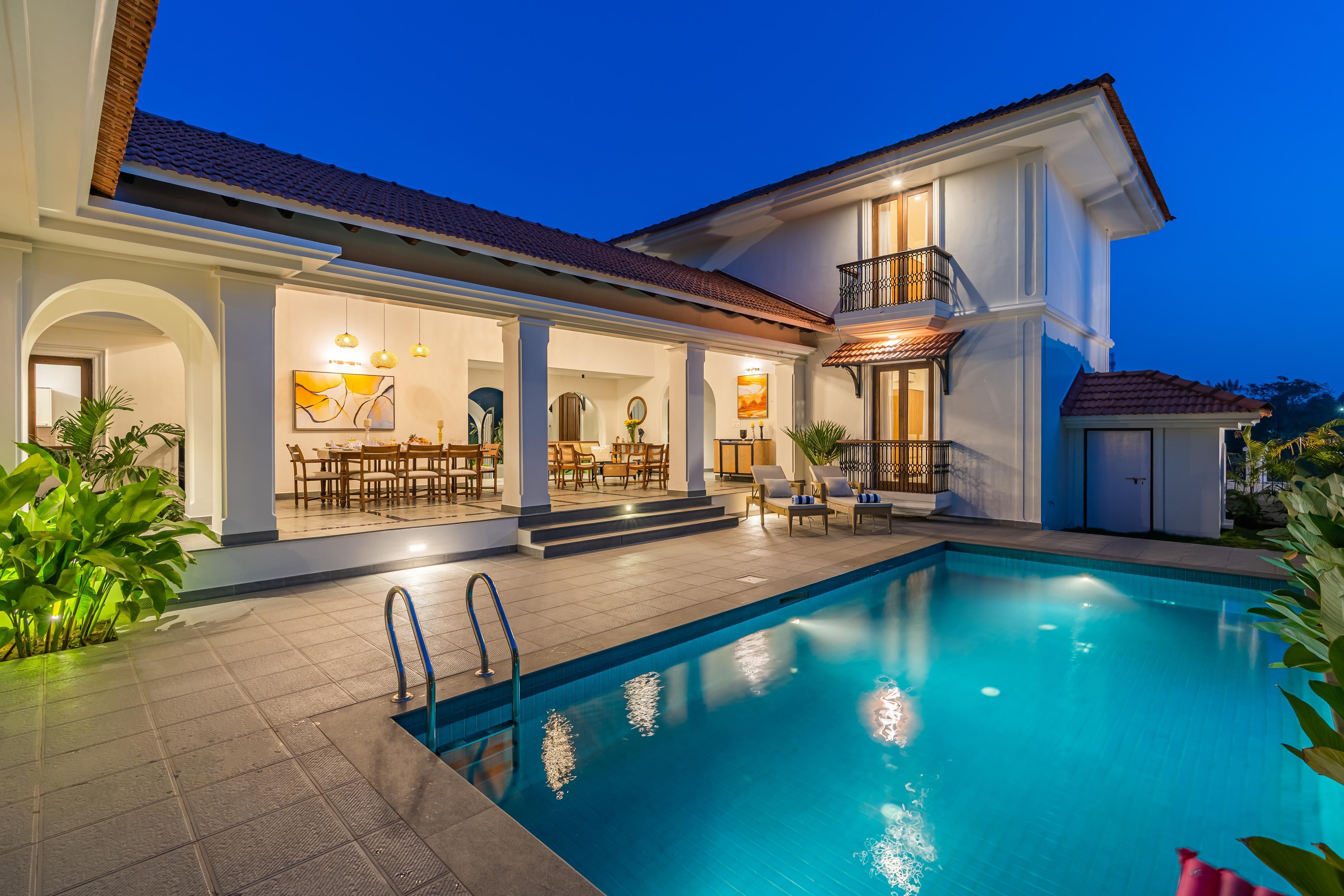 Villa Lumi 3BHK Private Pool Villa in North Goa - Tap to explore photos