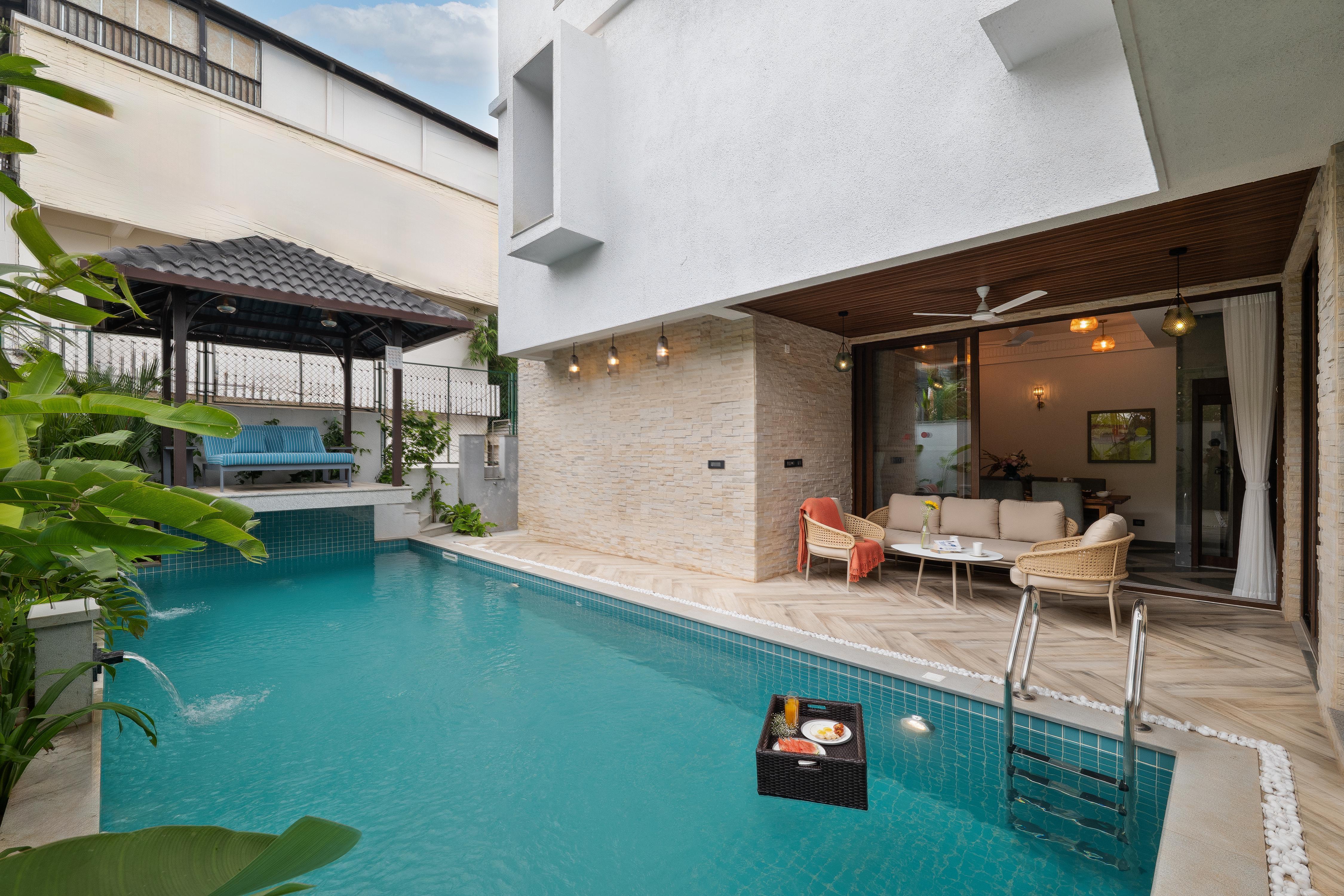 Melhor stays villa - L-S07 4BHK villa with private pool @ Anjuna - Tap to explore photos