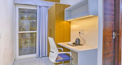 Sky Luxuria Hotel Apartment Medanta Medicity Room Type - Elegent Deluxe With Balcony