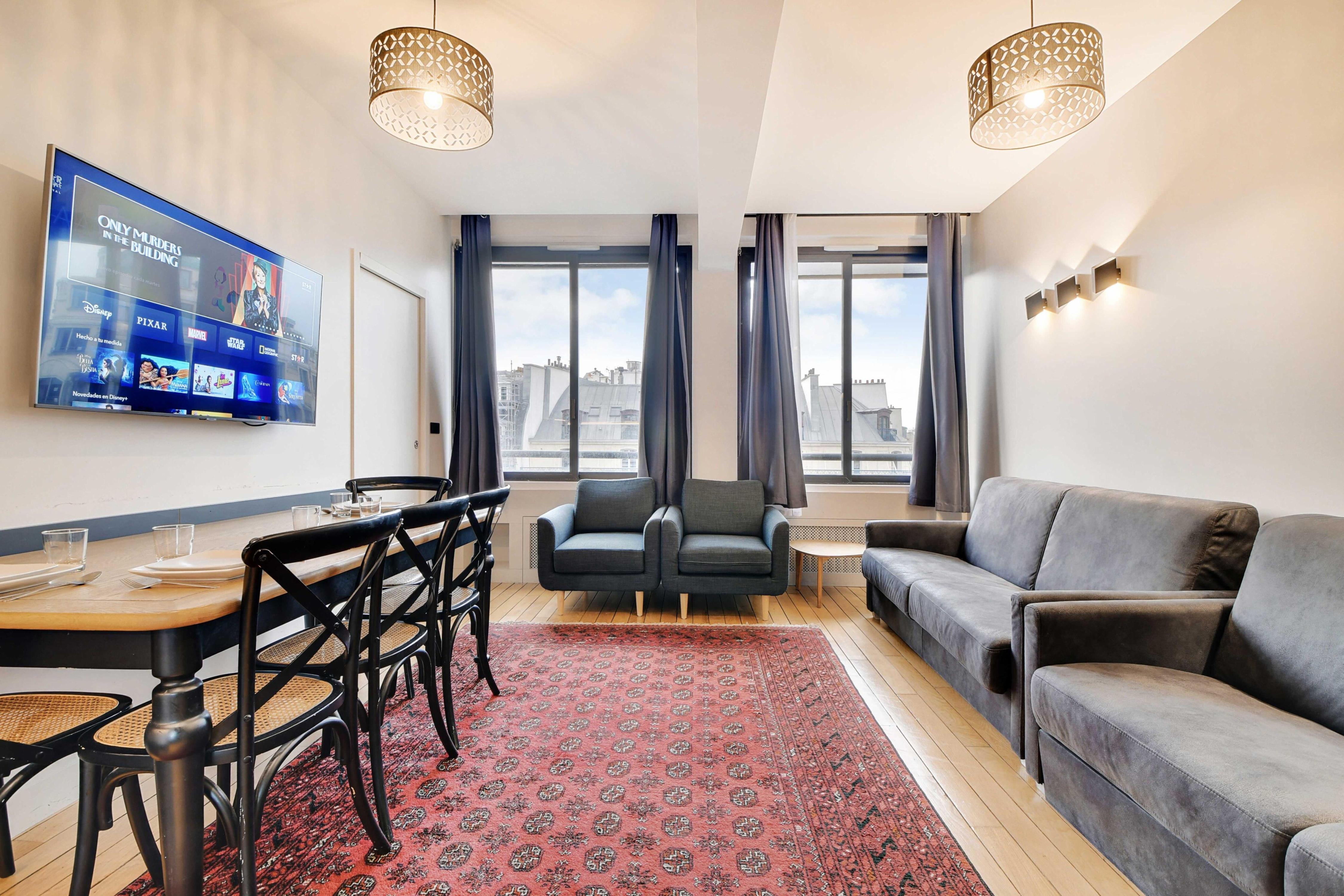 Modern apartment - 2BR/8P - Opera - Tap to explore photos