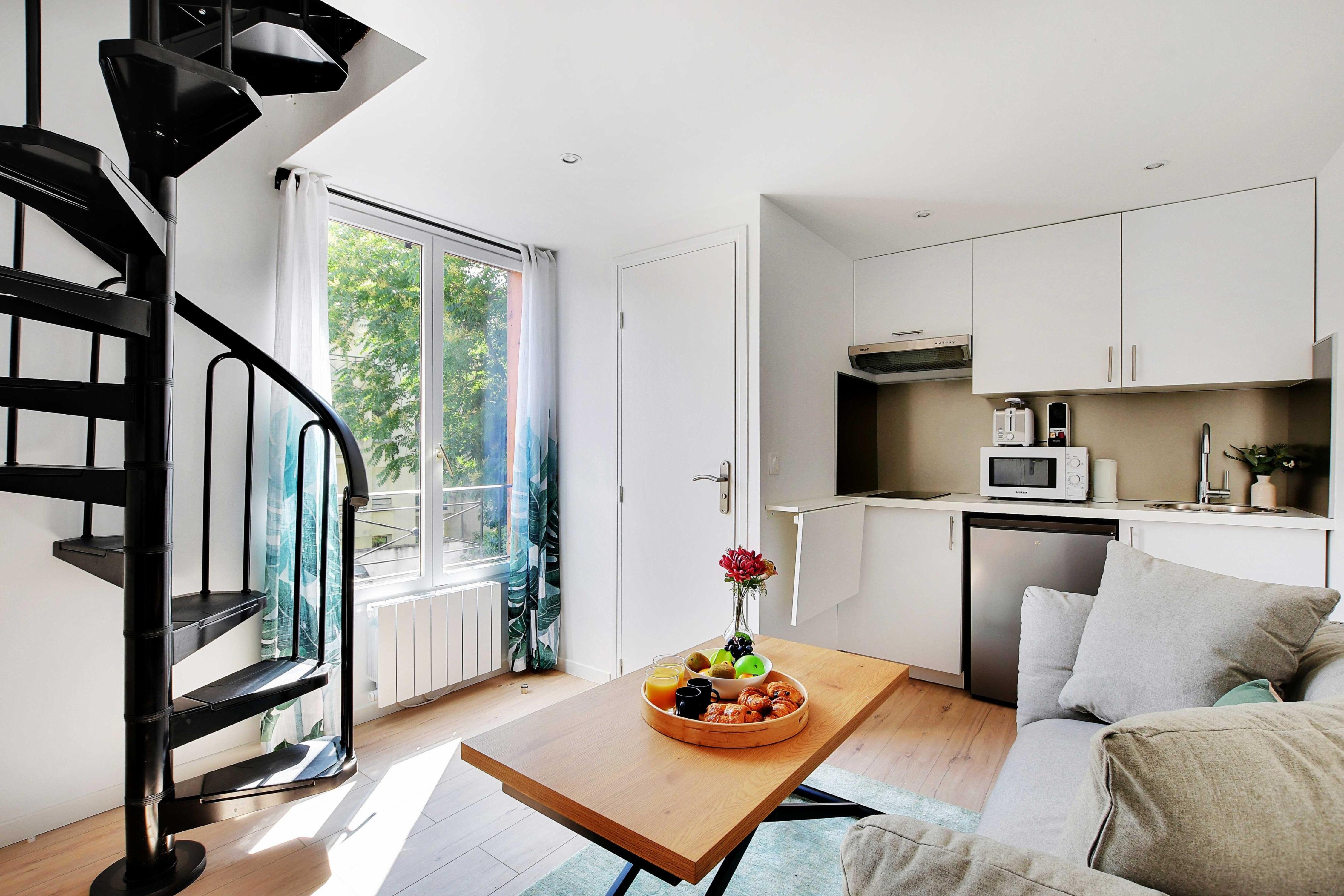 Charming Duplex - 1BR/2P - Next to Paris - Tap to explore photos