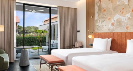 Hilton Hyderabad Genome Valley Resort & Spa Room Type - Twin Deluxe Garden Terrace Room