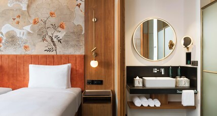 Hilton Hyderabad Genome Valley Resort & Spa Room Type - Twin Premium Balcony Water View Rm