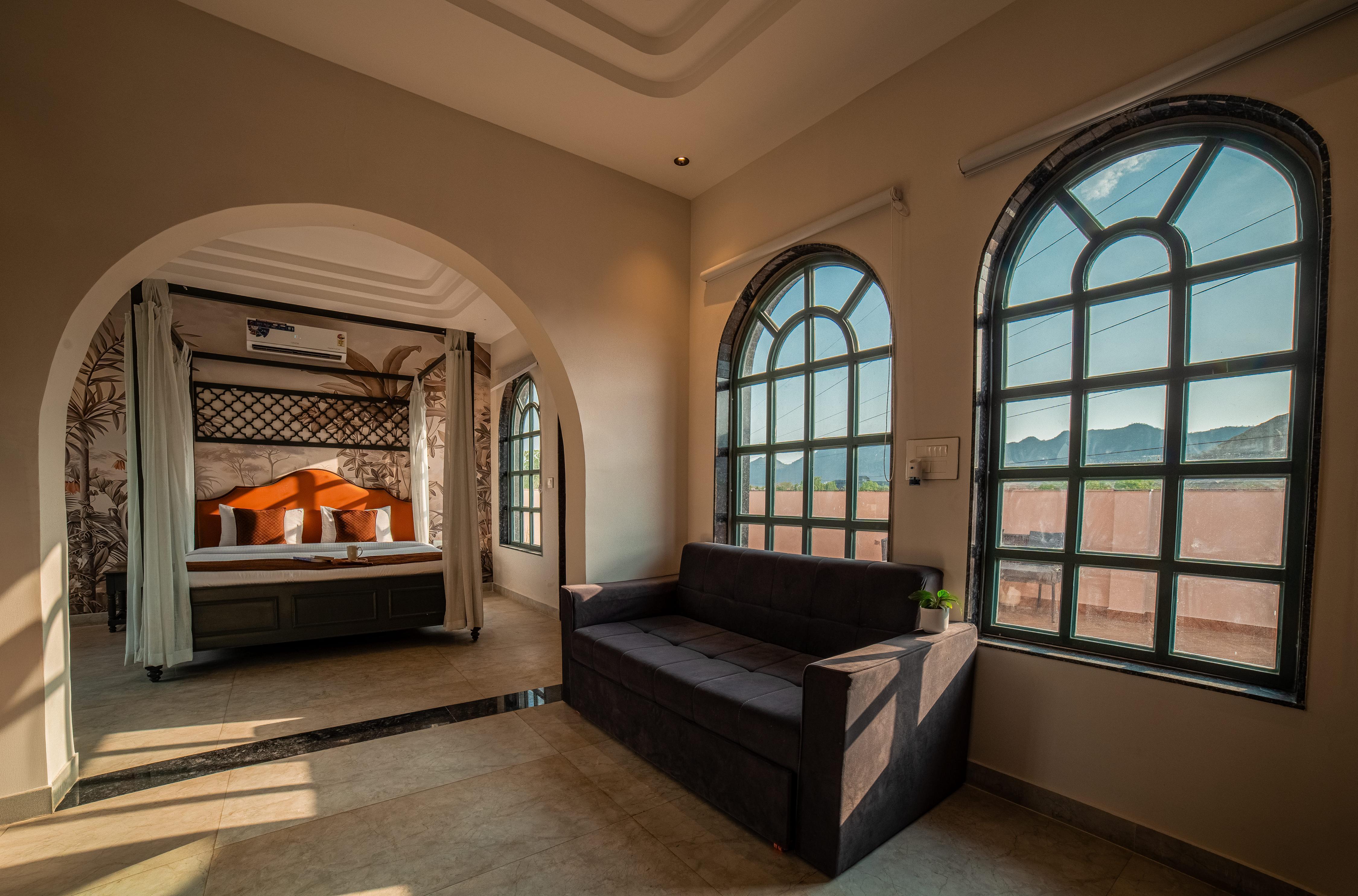 Nazaara Hills Retreat Room Type - Nazaara Royal Suite (Private Terrace + Jacuzzi + Hill View)