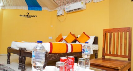 Desert Capital Resort Room Type - Heritage Maharaja Cottage with (AC) Air conditioner Desert Capital Resort Room Type - Heritage Maharaja Cottage with (AC) Air conditioner