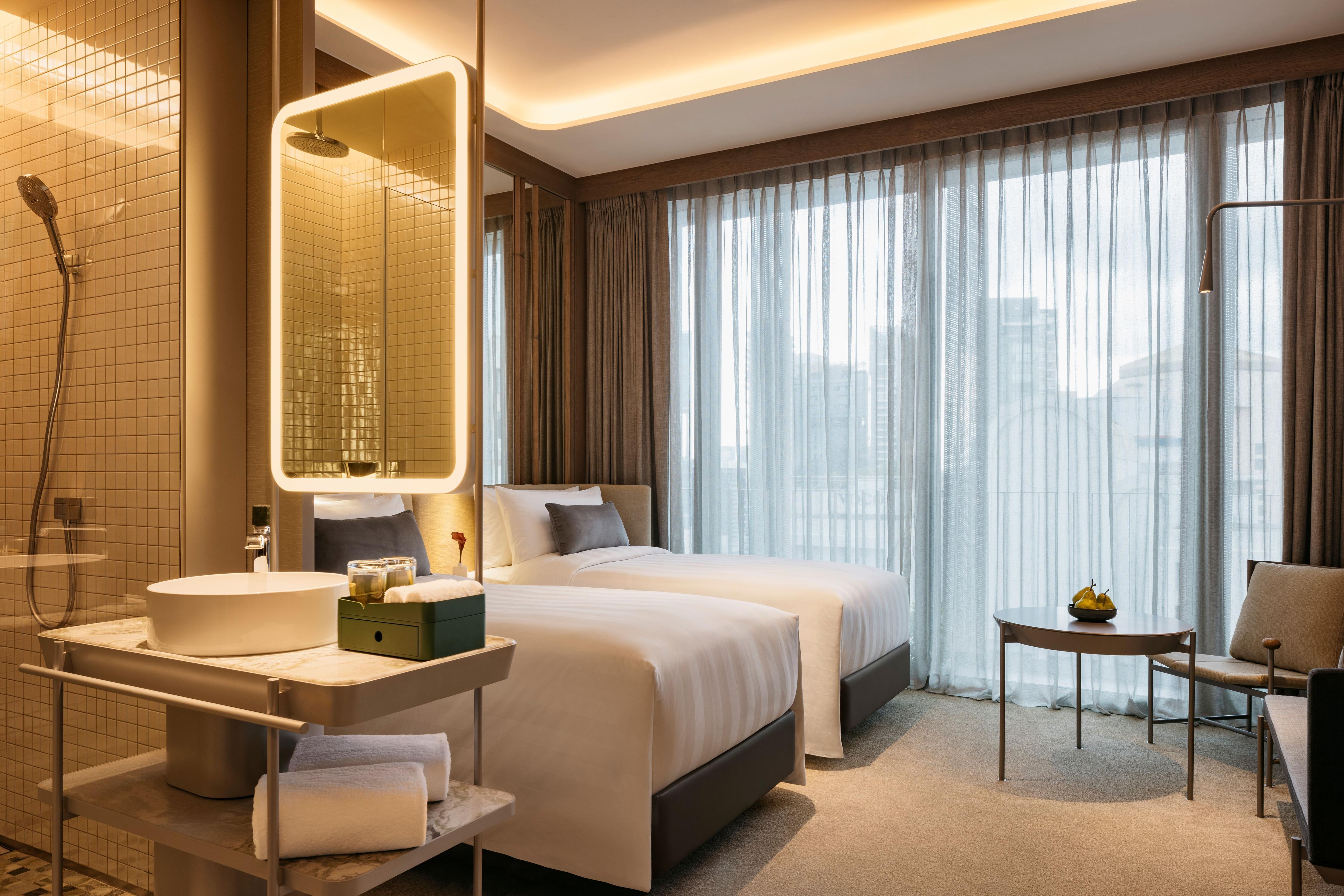 Pan Pacific Orchard Room Type - Premier Twin Pan Pacific Orchard Room Type - Premier Twin