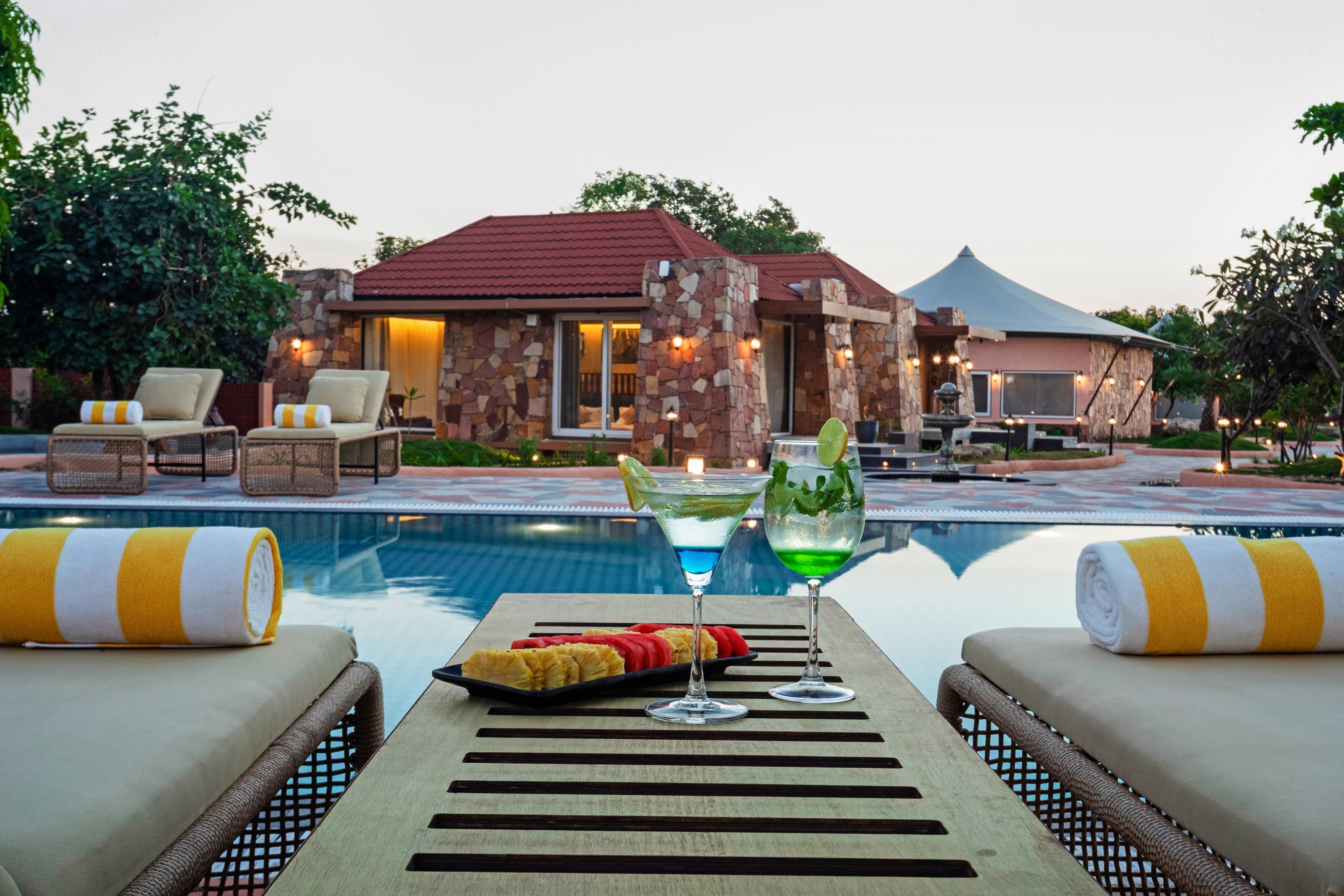 Wild forest resort Gir National Park