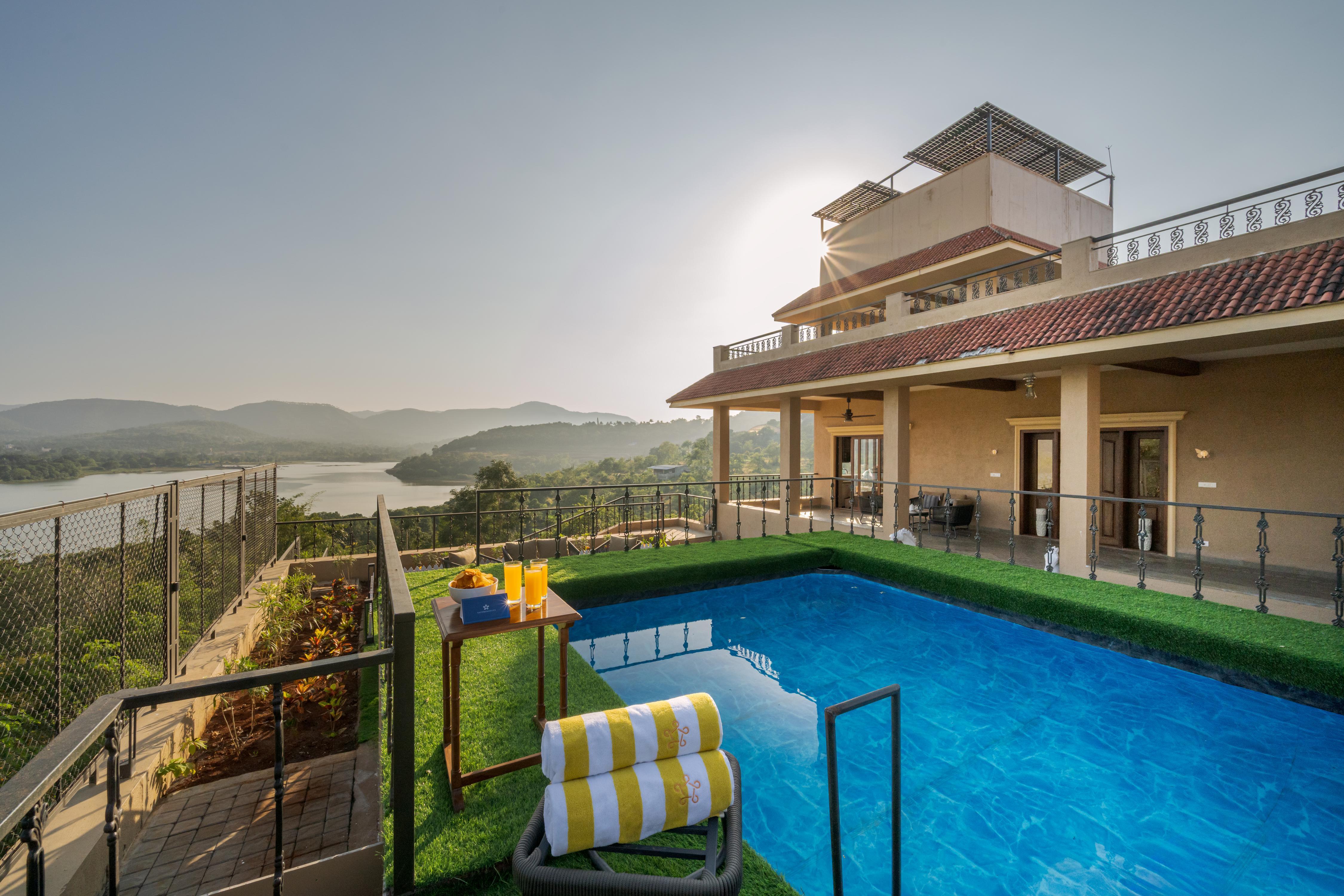 SaffronStays Lakefront Nivriti - Tap to explore photos