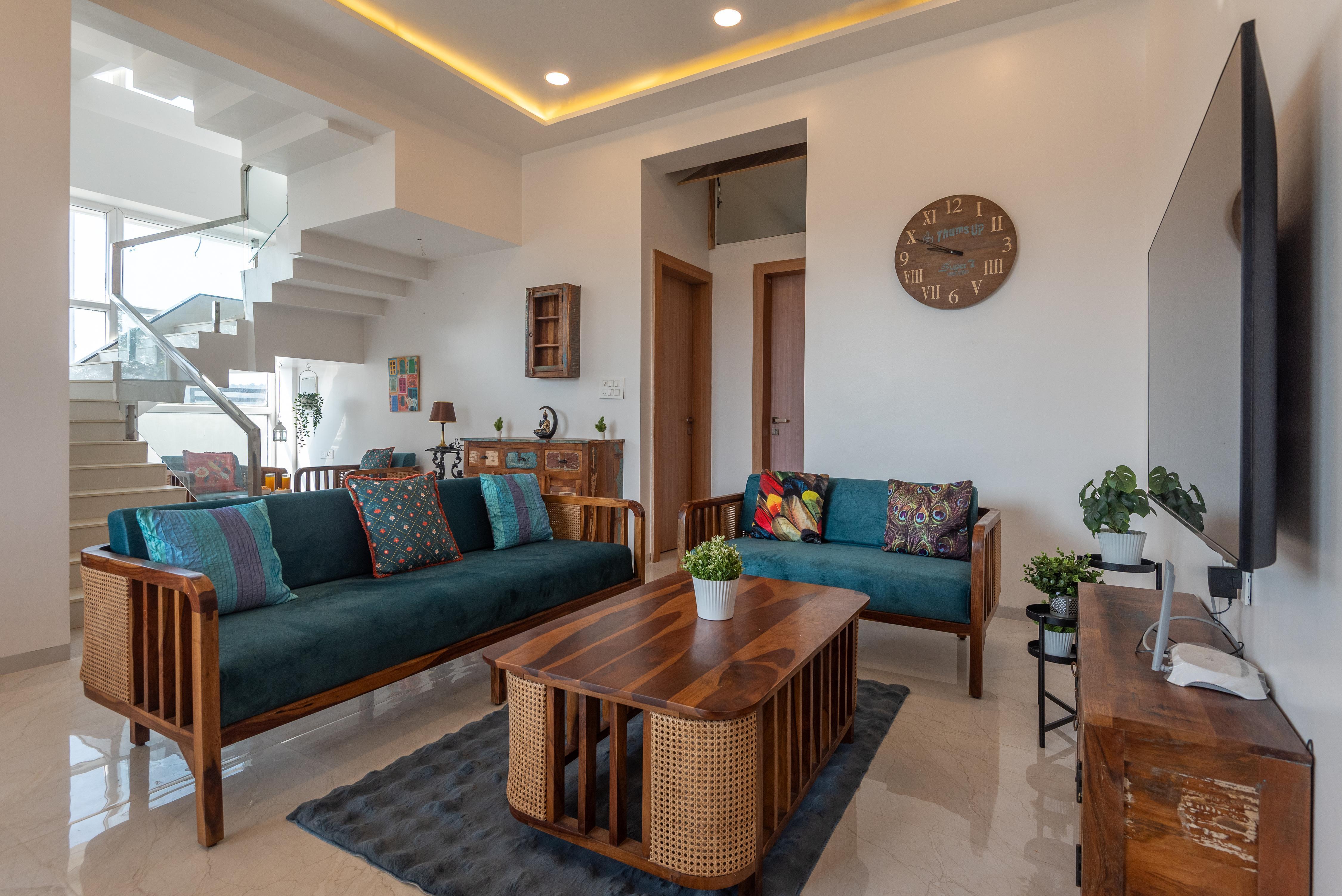 ELIVAAS Signature 3 BHK White House Villa with panoramic Hill Views - Tap to explore photos