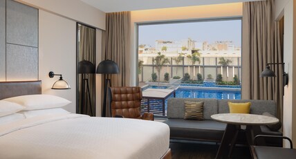 Four Points By Sheraton, Mall Road, Amritsar Room Type - Guest Room, 1 King Pool View
