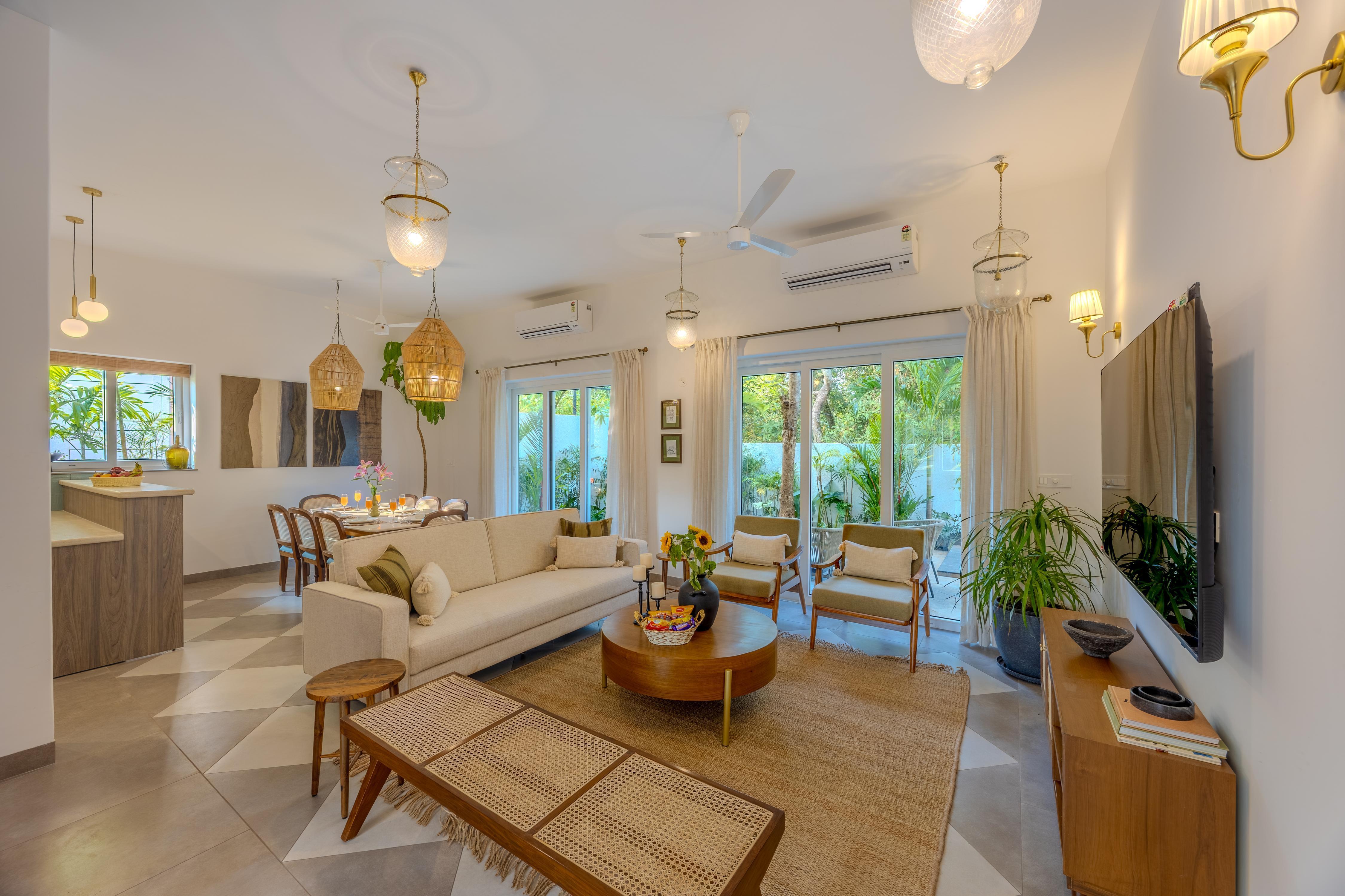 ELIVAAS Signature Casa Zyra 4 BHK Pet friendly villa with Pvt Pool and Lift Close to Assagao - Tap to explore photos