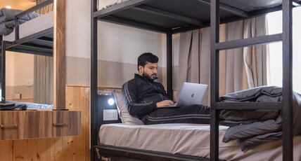 The Trippy Tribe Manali Room Type - 4 Bed Mixed Dorm