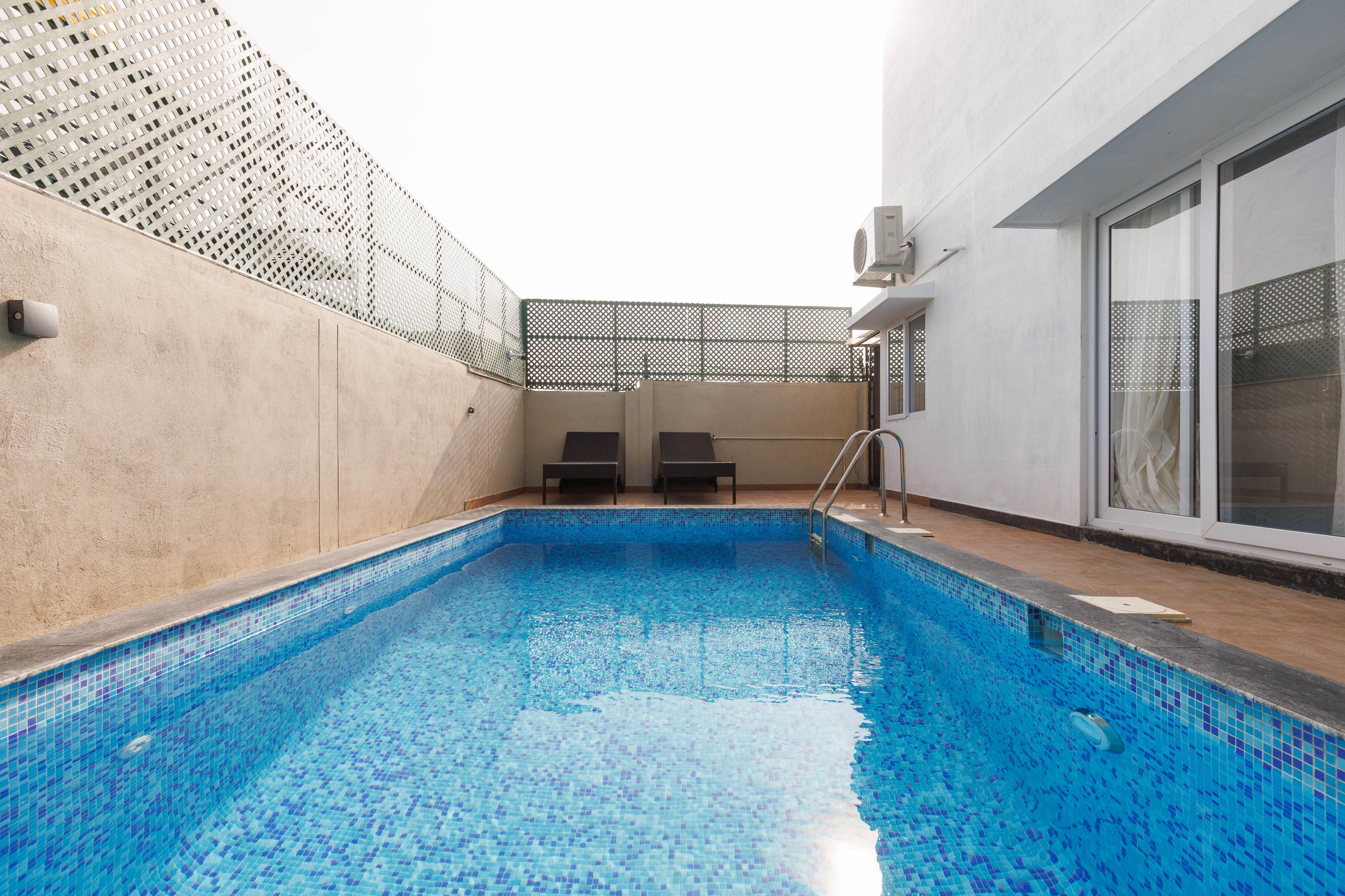 Sapphire Garden Villa by StayJade | 3BHK Private Pool Villa | Hosur - Tap to explore photos