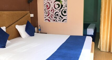 Nav Chetna River View Guest House. Room Type - Double bed room- 2 bed(Madhaw Kunj)