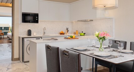 Marriott Executive Apartments, Amritsar Room Type - Luxury 2 Bedroom Apartment, Bedroom 1: 1 King, Bedroom 2: 2 Double