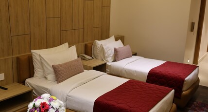 The Mahanta Hotel and Resort Room Type - Deluxe Twin room with City View