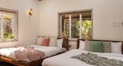 Crimson Bricks & Woods, Resort Style Cottages Karjat Room Type - Awas (Deluxe Room) - Quad