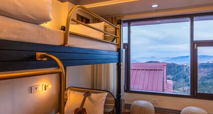 Zostel Kufri Room Type - 1 Bunk Bed | Deluxe 4 Bed Mixed Dorm (with mountain view) | Shared En-suite Washroom Zostel Kufri Room Type - 1 Bunk Bed | Deluxe 4 Bed Mixed Dorm (with mountain view) | Shared En-suite Washroom