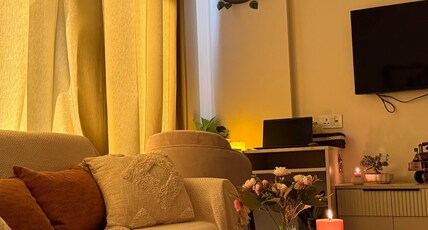 The Verdant Haven Near Airport Kitchen   Balcony Room Type - The Verdant Haven Near Airport Kitchen   Balcony