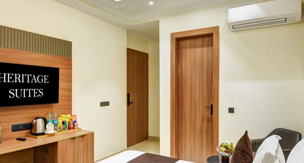 Hotel Heritage Suites Near Ashok Vihar Room Type - Elite Deluxe Room