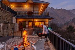 SaffronStays The Tirthan House Terrace View