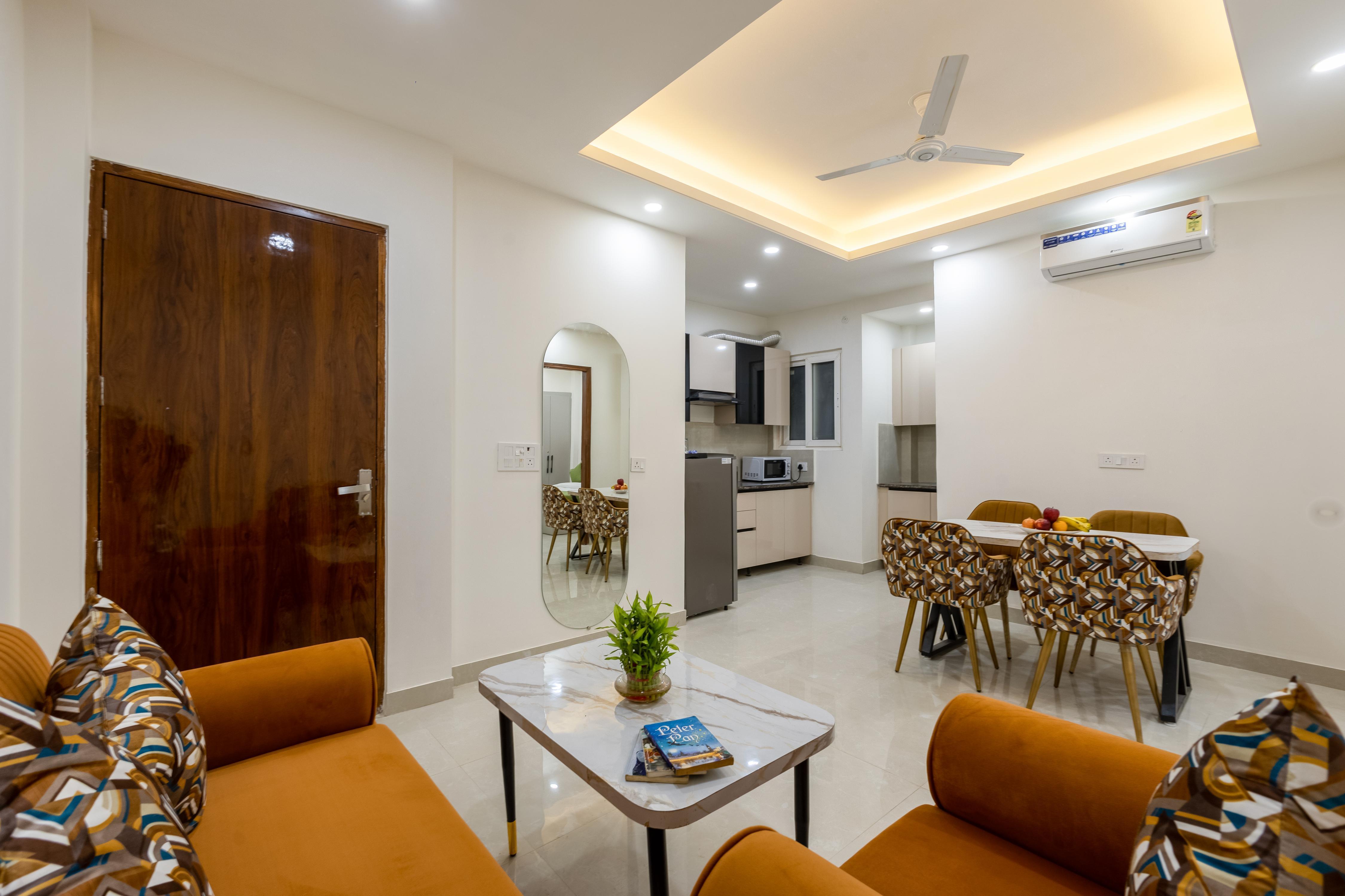 2 BHK Service Apartments By Limewood Stay - Tap to explore photos
