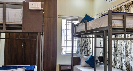Beedu Stays - Backpackers Hostel Mysore Room Type - Bed in a 4 Bed AC Female Dorm